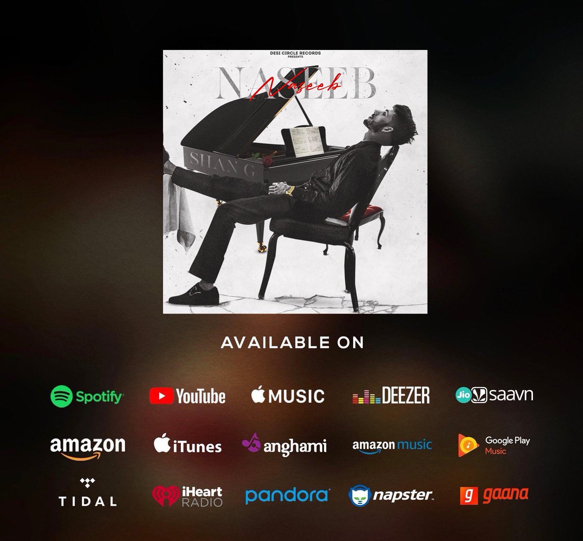 Desicircle's tweet photo. Naseeb out on all music platforms 🎶🎶🎶🎶🎶 link in bio #youtube #spotify #applemusic #deezer #saavan #anghami #gaana #newrapsong #2023 https://t.co/DExhxXQlBb