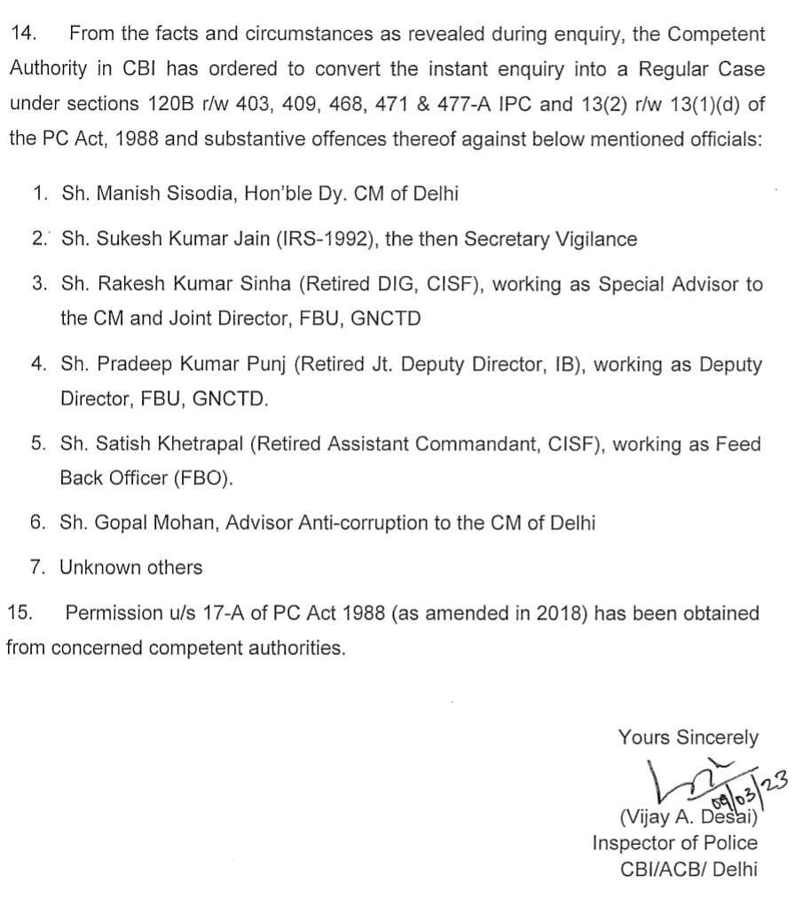 Karansingh15110's tweet photo. BREAKING : CBI registers FIR against #ManishSisodia in #FeedBackUnit case.
@AamAadmiParty ईमानदारी का चोला आप पार्टी का दिख रहा है, कांग्रेस से ज्यादा बेईमान पार्टी होती जा रही है। @BJP4India @BJP4PBH बिना वजह कभी एजेंसियां पीछे नहीं पड़ती... https://t.co/gPJxpJro6t