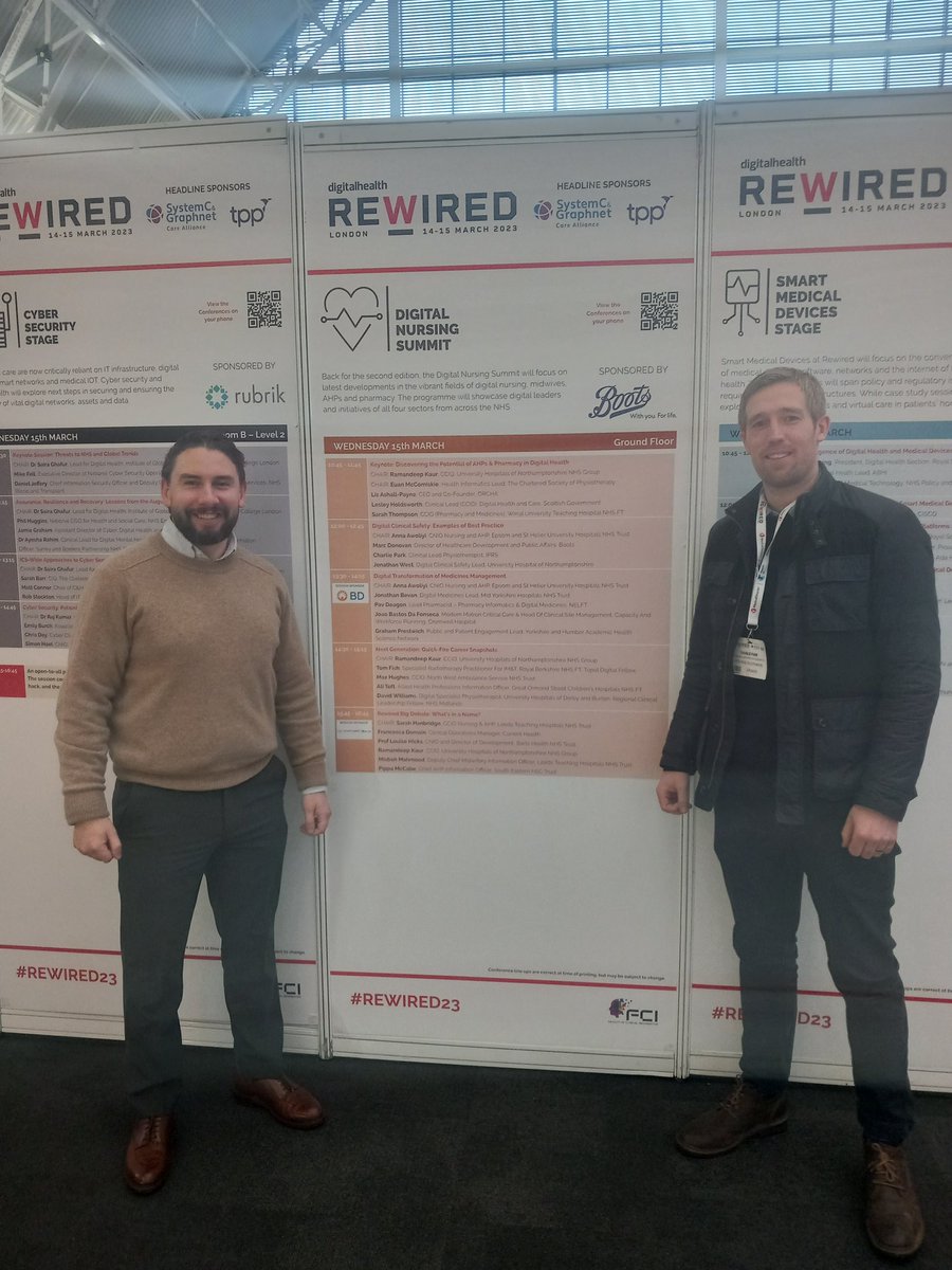 Had a great time presenting at <a href="/DHRewired/">Digital Health Rewired</a> yesterday. Always a pleasure to catch up with <a href="/xDavidWilliams/">David Williams</a>. Thanks to <a href="/EMAHPInfo/">Euan McComiskie</a> for all of the support and for all the effort he put in to making the AHP day so inspiring.