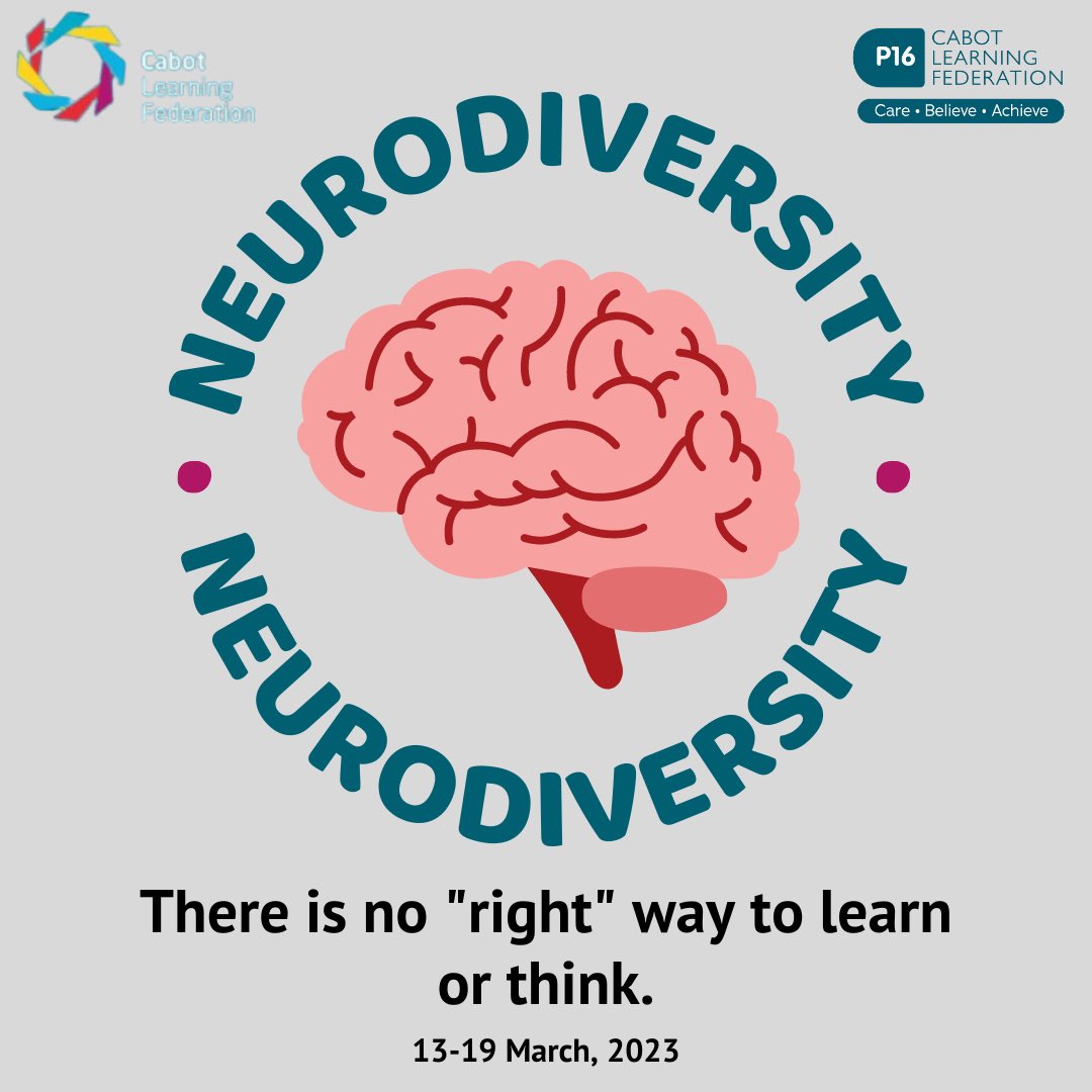 CLFPost16's tweet photo. We’re supporting Neurodiversity week. 🤍

@Cabotfederation #CLFP16 #NeurodiversityWeek https://t.co/Jv56fzU4Po