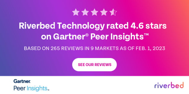RejBouffaut's tweet photo. #GartnerPeerInsights #NetworkVisibility #UnifiedObservability @riverbed https://t.co/uR3QVn6Wu7 https://t.co/ikOKwcureY