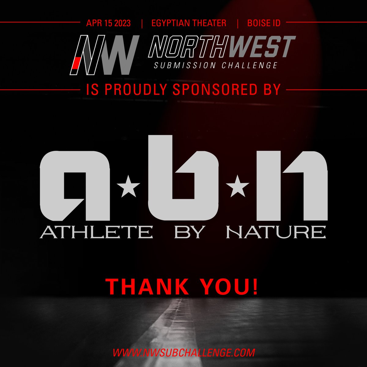 NWSC SPONSOR HIGHLIGHT – ATHLETE BY NATURE

We want to take a moment to recognize our event partner for the newest installment of NWSC Superfights - Athlete By Nature!!!⁣⁣
⁣
#NWSC #northwestsubmissionchallenge #2023 #subonly #superfights #egyptiantheater #athletebynature