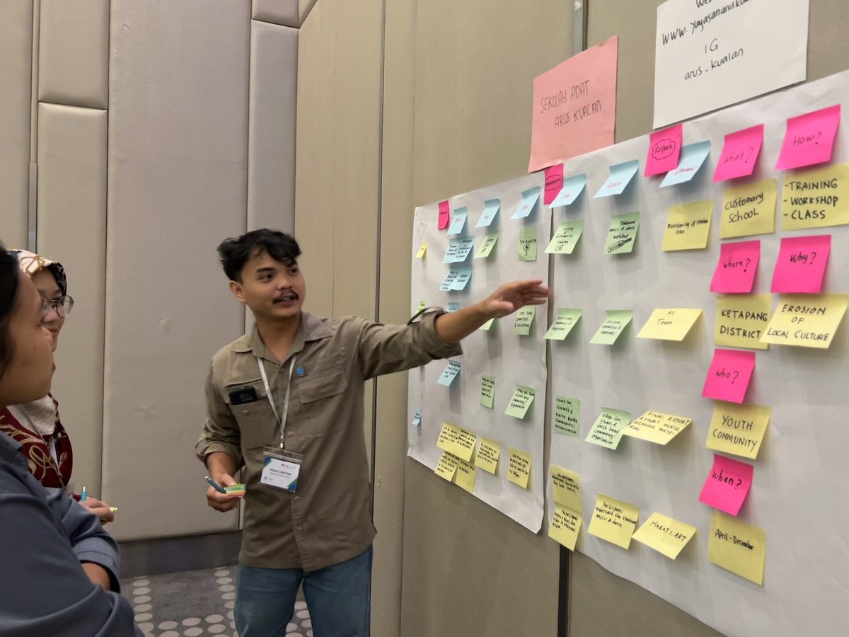 #YSEALISeeds teams are presenting their project action plans to fellow workshop participants. Teams are buzzing with confidence knowing the right tools to set up their projects for success! <a href="/yseali/">YSEALI</a>