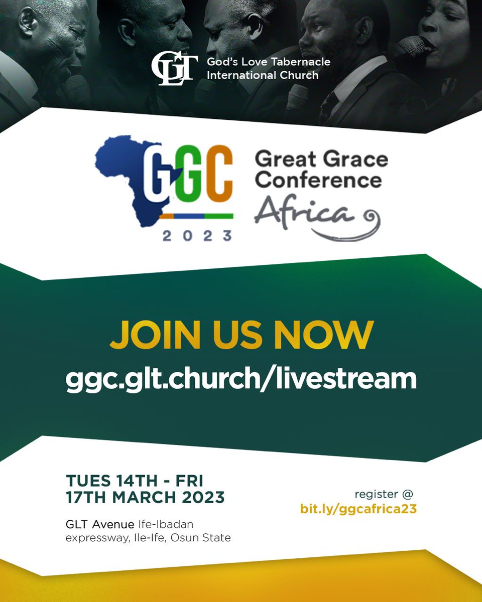 gltchurch's tweet photo. GGC Africa 2023 Day 3 Morning session is Live 🔥 

JOIN US NOW
https://t.co/uqozPmR5JO https://t.co/NX2O77XvSH