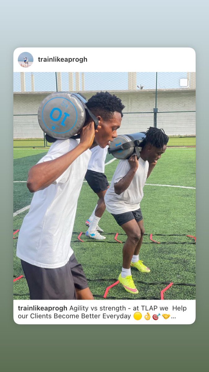trainlikeaprog1's tweet photo. Agility vs strength - at TLAP we Help our Clients Become Better Everyday π‘ππ―π€
π¬π0230783923 / +233230783923
@trainlikeaprogh
@TottiLaryea
#quickstamina
#trainlikeaprogh #laryeatotti #trainlikeaprototheworld https://t.co/MA45QVrI4B