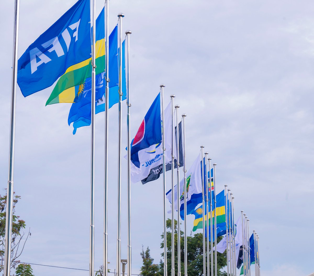 RwandaGov's tweet photo. Today, Rwanda hosts the 73rd #FIFACongress, bringing together over 2,000 delegates including all 211 FIFA members, heads of confederations and all FIFA invitees. 
The congress which is the supreme legislative body will also elect the new FIFA president. https://t.co/xqhp8O8oOk
