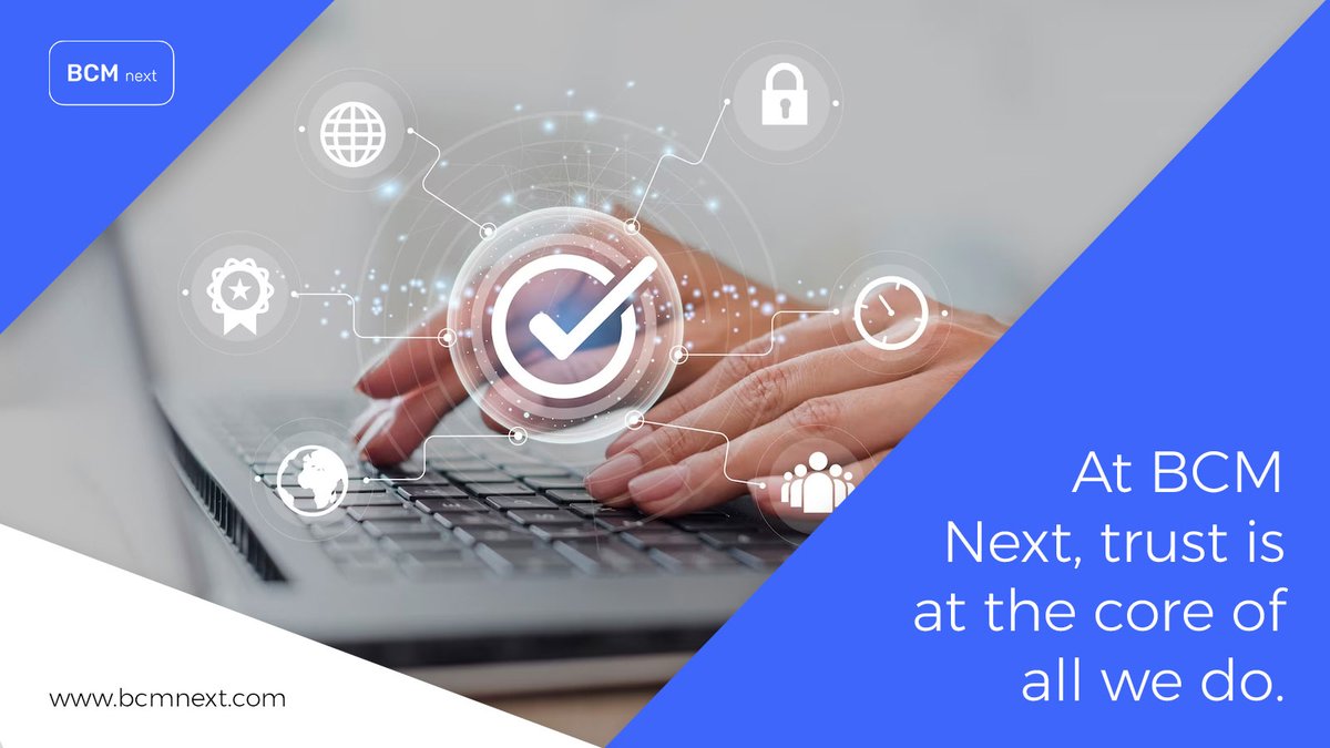 BCM_next's tweet image. Our dedication to data privacy, compliance, and security guarantees that we are able to be trusted by our clients to keep their information secure.
Join us: bcmnext.com 
.
#businesscontinuity #information #security #privacy #data #dataprivacy #cybersecurity #business