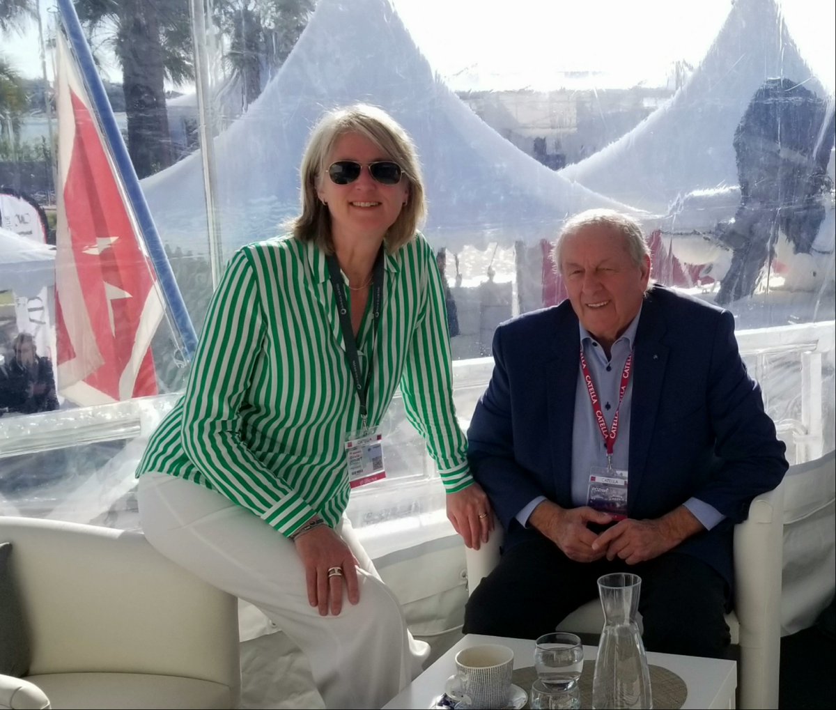 JOUR 3 <a href="/MIPIMWorld/">MIPIM</a> 
Echange entre Olivia Josset, directrice Conseil &amp; Transaction, IDF Ouest et  Benard de Fesquet, PDG de CFC Développement.
📍 Nos équipes <a href="/Inovalis/">Ирина Новалис</a> <a href="/Advenis/">Principe Advenis</a> sont toujours présents à bord du bateau OLGA 1, N29 jetée Albert Edouard.
#salonprofessionnel #MIPIM2023