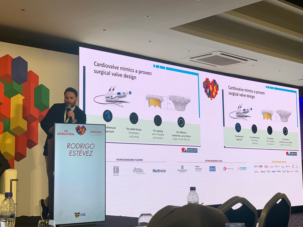 ResisCardioVigo's tweet photo. @RodrigoEstvez1 hablándonos de nuevas terapias en intervencionismo estructural sobre la válvula tricúspide. No tiene desperdicio 💯💯👏👏
#CSC2023 #Cardiovalve #LuxPlus https://t.co/8GFyA2tlfm