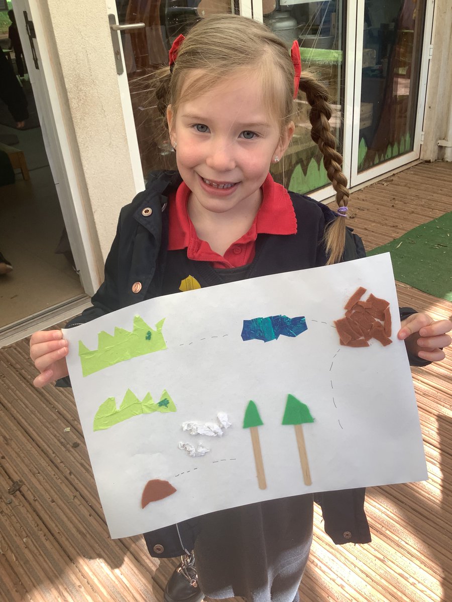BhaReception's tweet photo. Reception have been learning all about maps! We have made lots of maps including our very own bear hunt ones and maps of our journeys from school back home #eyfs #understandingoftheworld @BHA_TQ @AETAcademies 🗺️ https://t.co/afmyX1xkNJ
