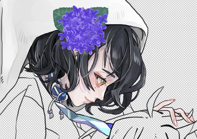 「flower uchikake」 illustration images(Latest)
