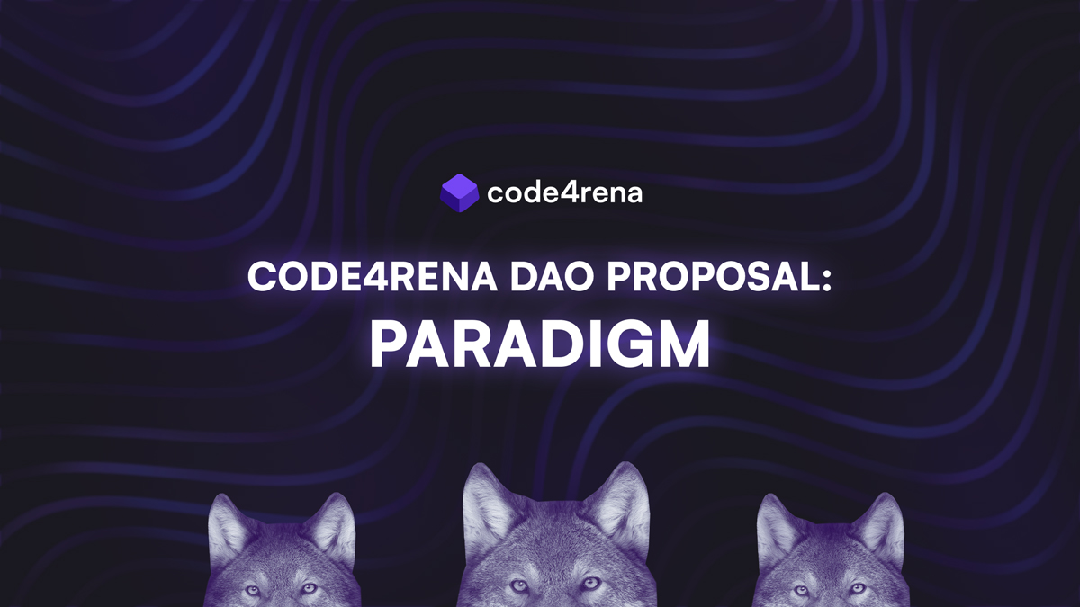 code4rena's tweet photo. We’ve submitted a governance proposal outlining @paradigm's entrance into the C4 DAO. 

Vote now: https://t.co/DTJfsQrjx1 https://t.co/SEOJPWGDau