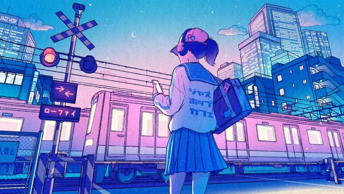 「skirt train」 illustration images(Latest)