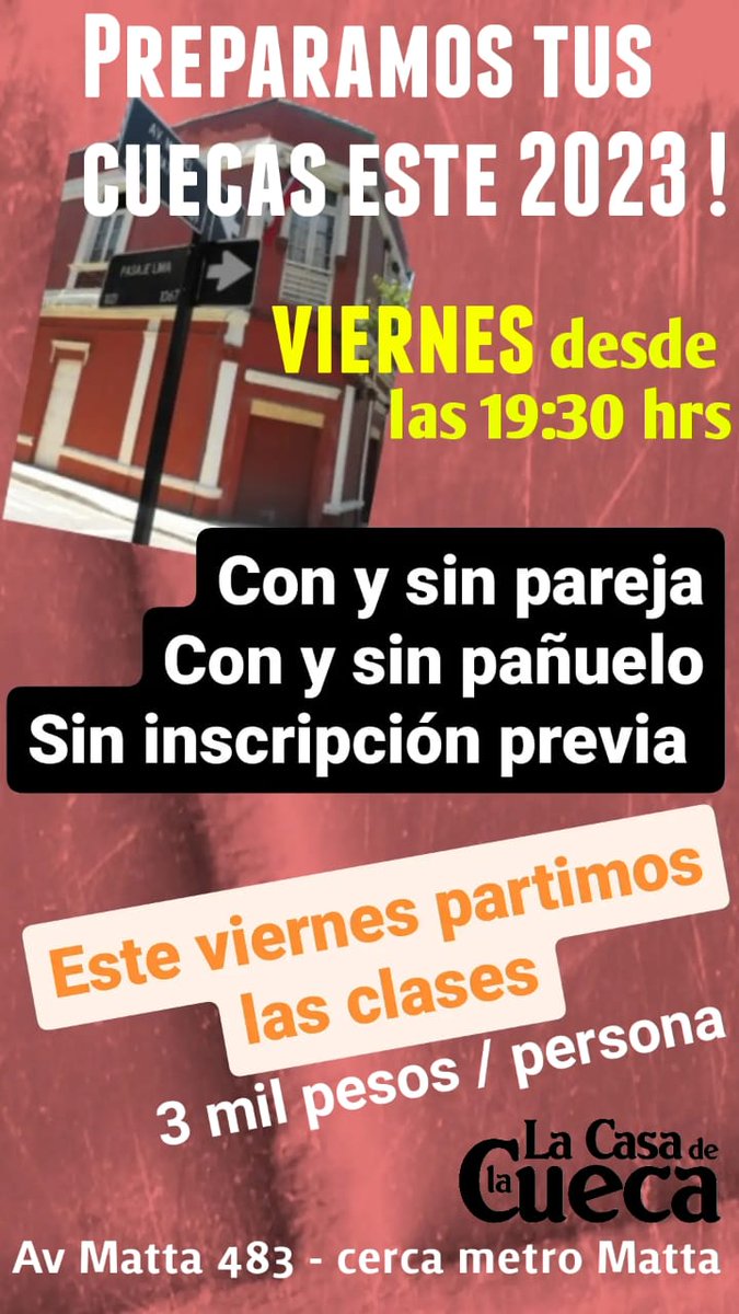 Y VOLVEMOS A CLASES DE CUECA!, para que aprendas, recuerdes, practiques y bailes con nosotros.
#clasesdecueca #cuecachilena #clasesdebaile #danza #viernes