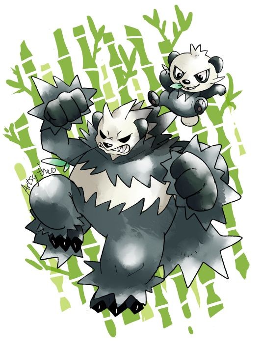 everynounthen's tweet image. 🐼Happy National Panda Day!🐼
#Pancham #Pangoro #Panda #Pokemon