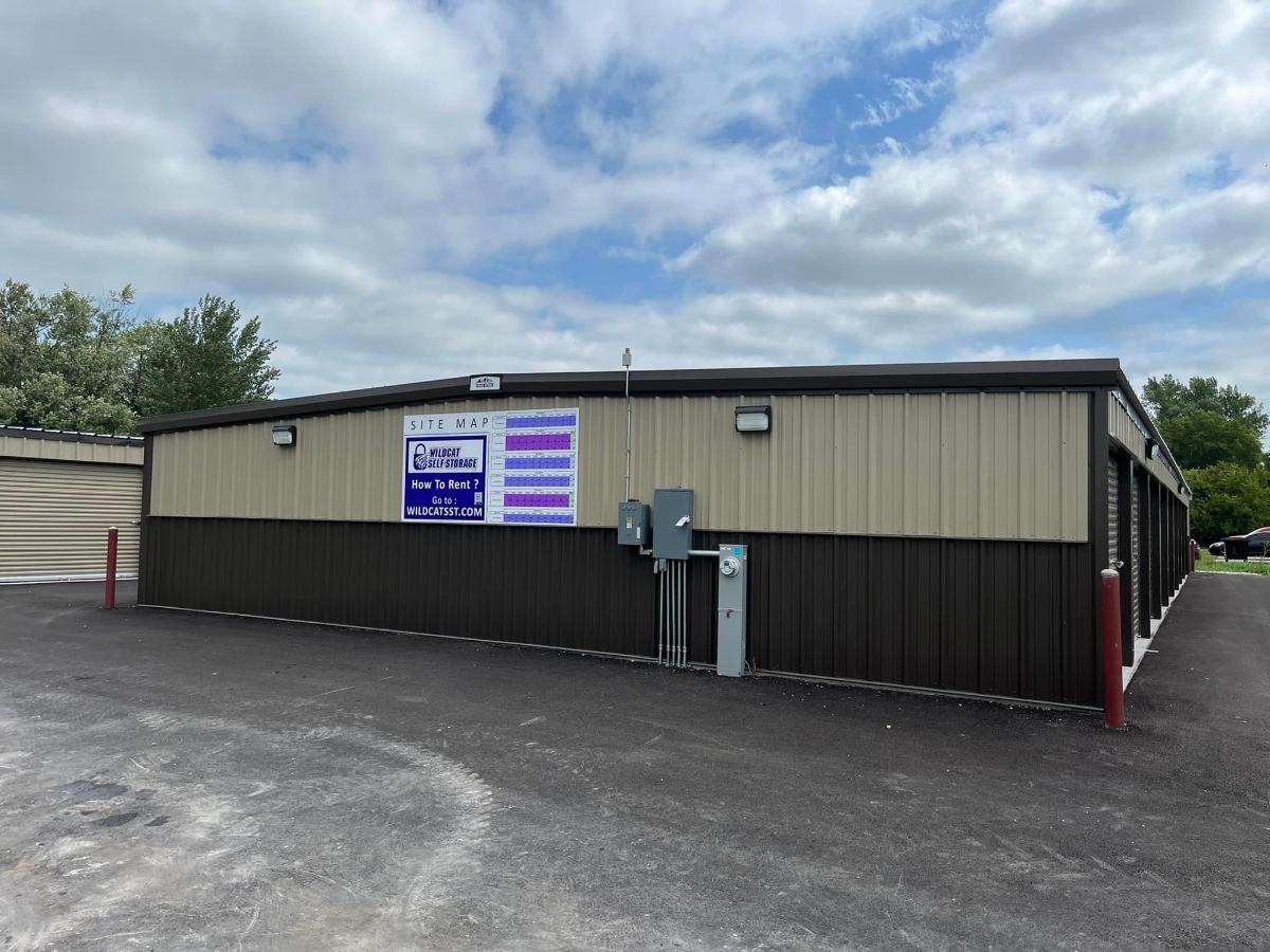 PeakSteel's tweet image. Here’s a recent #ministorage project that went up in Wilmington, IL.