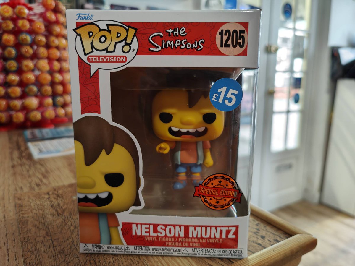 HullPops's tweet image. &quot;Ha-ha&quot;
Pop this Exclusive Nelson Muntz among your collection and hear his laugh in your head, every time you spot him pointing at you 😂 

hullpops.co.uk/collections/ex…

#thesimpsons #poptv #funkotv #poptelevision funkotelevision