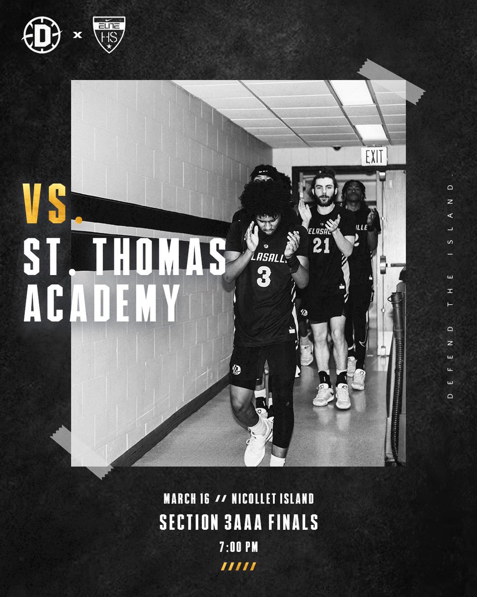 🅳🅴🅵🅴🅽🅳 🆃🅷🅴 🅸🆂🅻🅰🅽🅳

🆚 St. Thomas Academy
📍 DeLaSalle
🕖 7:00 PM

#DefendtheIsland #Together