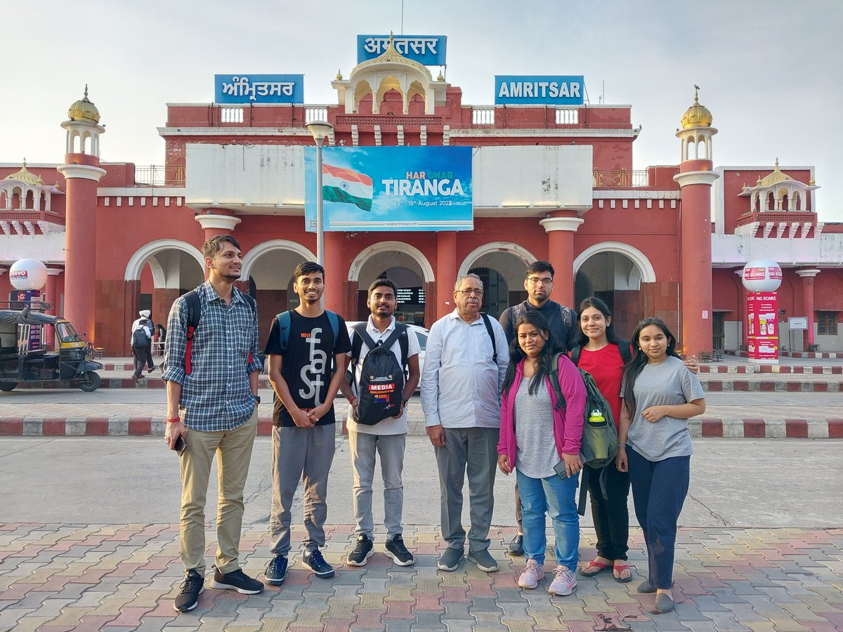 L20india's tweet photo. The #L20 Secretariat team arrives in #Amritsar today. 

#TradeUnion leaders and Special Invitees from across the world will start arriving in the city from tomorrow for an #Inception full of discussions and deliverations on relavant global #labourissues.

@g20org #DecentWork https://t.co/jZfvcmiDPr