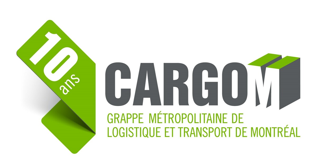CNW_Transport's tweet photo. @CargoMtl célèbre cette année ses 10 ans d'activité. Pour souligner toutes ces réalisations et cet anniversaire, la Grappe est ravie de vous présenter cette nouvelle signature visuelle qui marque une décennie de travail concerté. https://t.co/eYRptaeCgd