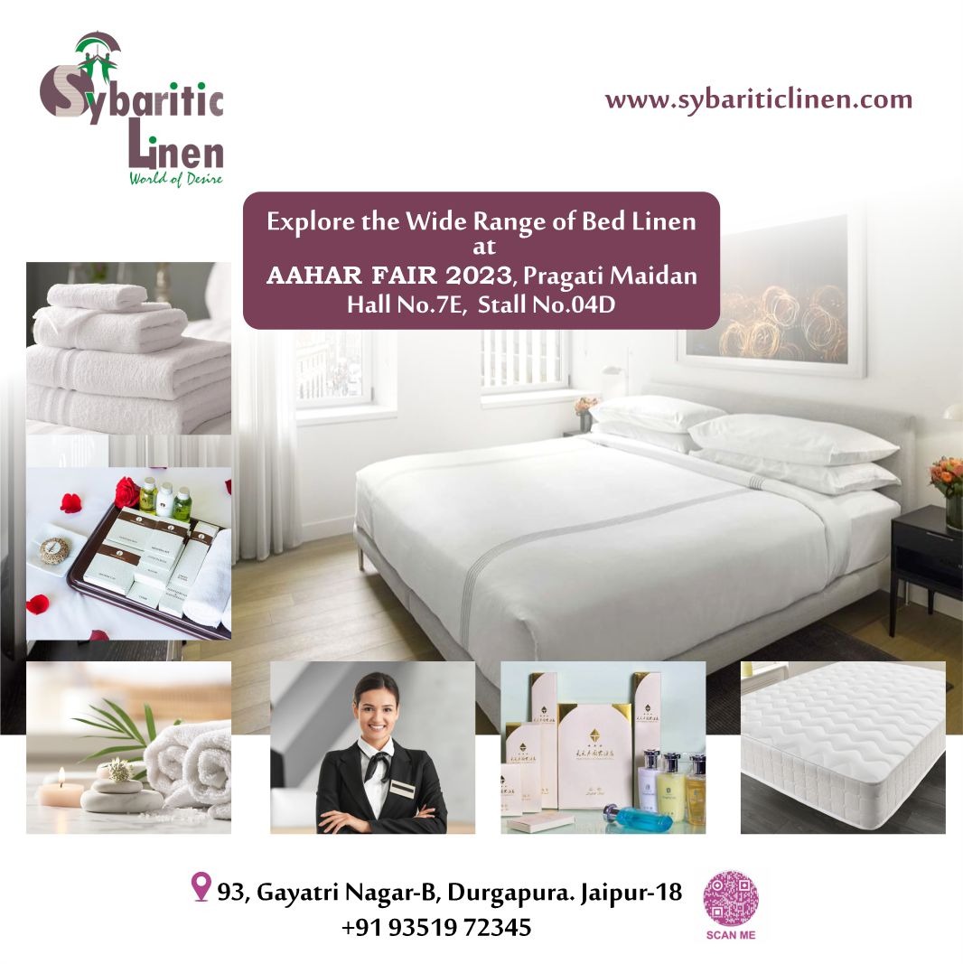 Discover a wide selection of luxurious bed linen at the Aahar Fair, with a variety of styles, from classic to contemporary...
#sybariticlinen #linen #bedlinen #bedcomfort #visitnow #aaharfair #amenities #guestaminities #guestcomfort #guestsatisfaction #products #guestcomfort