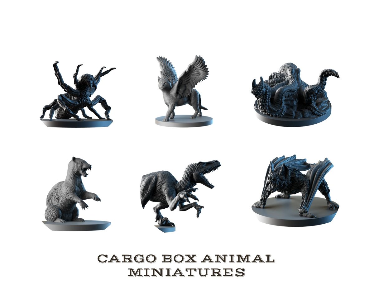 Critituk's tweet photo. Special price on Critit miniature packs available now - itty bitty animals and class tokens 😀 #dungeonsanddragon #critituk #gamingroom #dungeonmaster #checkthemout #tabletoprpg #grabthemnow https://t.co/Ec6kRPZ3Mu
