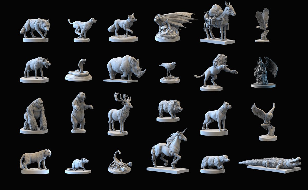 Critituk's tweet photo. Special price on Critit miniature packs available now - itty bitty animals and class tokens 😀 #dungeonsanddragon #critituk #gamingroom #dungeonmaster #checkthemout #tabletoprpg #grabthemnow https://t.co/Ec6kRPZ3Mu