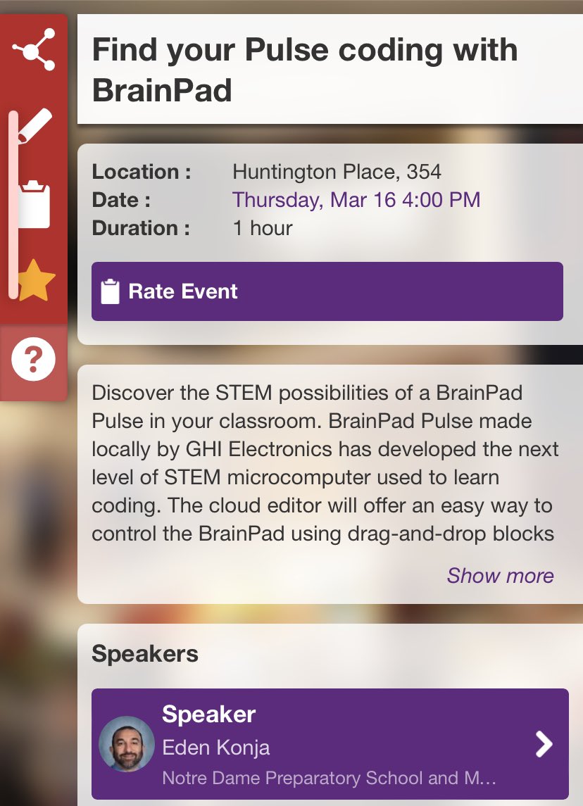 Eden Konja, CETL (@edenkonja) on Twitter photo Come code a game of Rock Paper Scissor at the “Find your Pulse Coding with BrainPad” play in our #bracket to win a <a href="/brainpadboard/">BrainPad</a> Pulse. 
Learn about this great #STEM tool that will inspire students to create. 
#MACUL23 #MichEd #CS4All Come code a game of Rock Paper Scissor at the “Find your Pulse Coding with BrainPad” play in our #bracket to win a <a href="/brainpadboard/">BrainPad</a> Pulse. 
Learn about this great #STEM tool that will inspire students to create. 
#MACUL23 #MichEd #CS4All