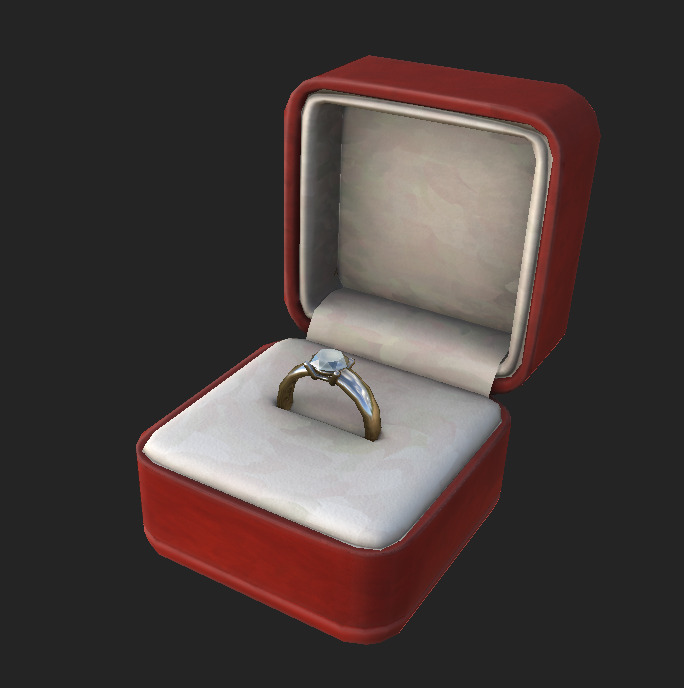 tabbiekit's tweet image. will you mary? ...me? #gamedesign #engagement #ringbox #thequietthings &amp;lt;3
