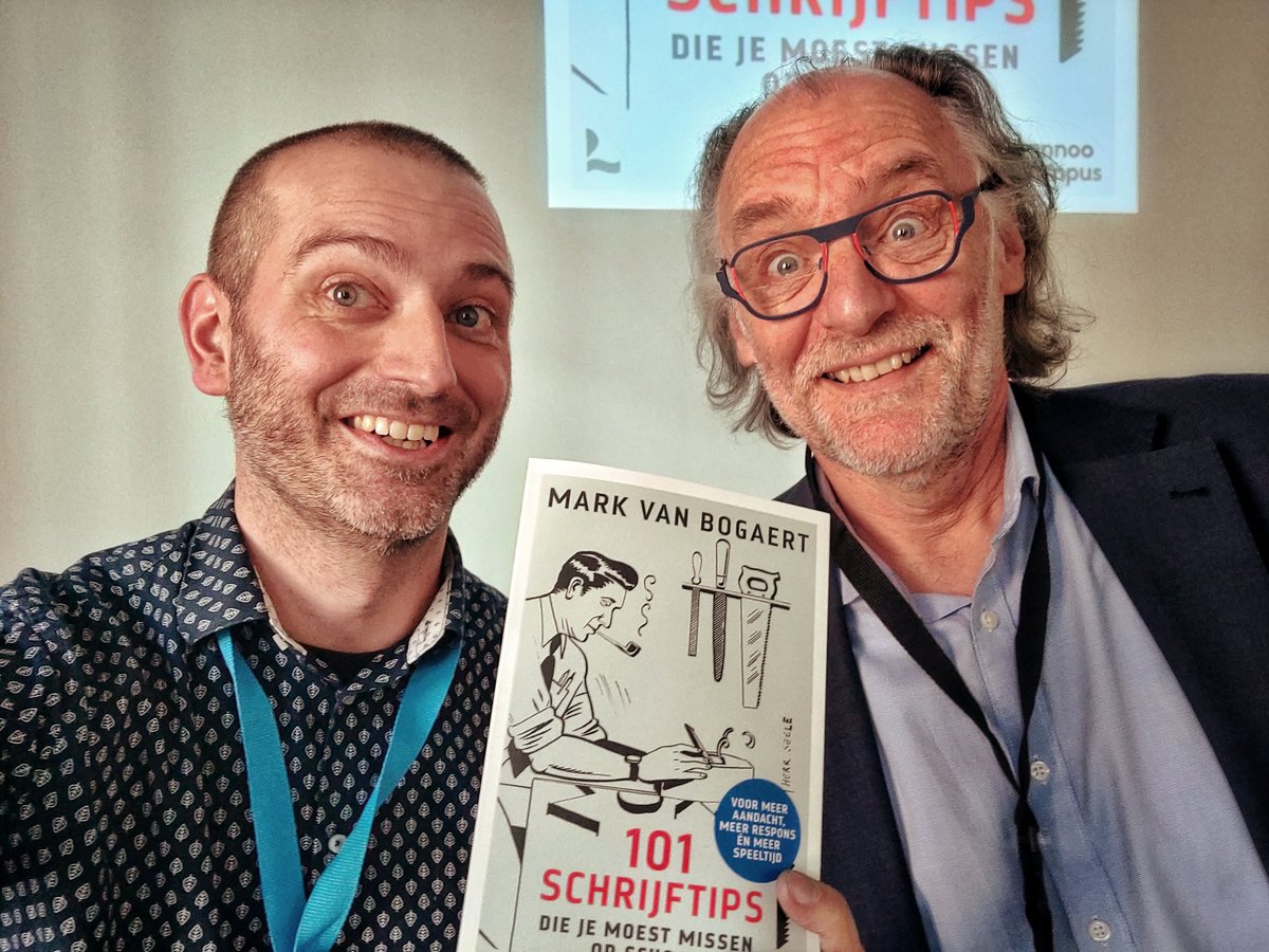 Heb je idolen, Kristof? Niet veel, maar copywriter Mark Van Bogaert zit er zeker bij! 

Fijn dat ik Vlaanderens meest innemende copywriter vandaag mocht introduceren op #Binnenkoppers 🤩