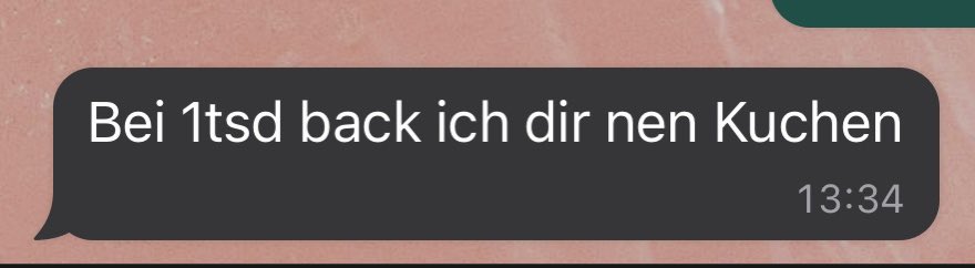 Bei 1k Twitch Followern gibts net Kuchen leude 0.0