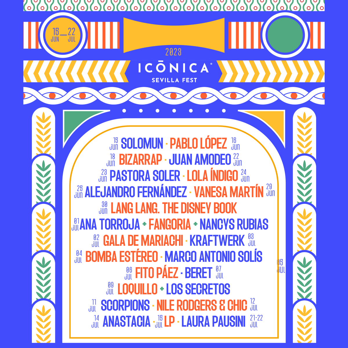 iconicafest's tweet photo. ❤️‍🔥 ¿Quieres venir? ¡Regalamos 10 invitaciones!
 
Para hacerte con alguna de ellas, comparte el cartel de Icónica Sevilla Fest 2023 y menciona a nuestro perfil en tu publicación para que podamos verlo ➡️ Mañana viernes por la tarde anunciaremos a l@s afortunad@s ⚡
 
¿Te animas? https://t.co/YnE5oRE1H1