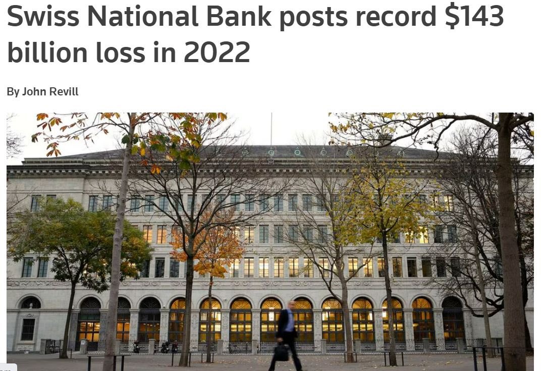 GRDecter's tweet image. Credit Suisse, a bank that lost $7.8 billion last year, is being rescued by a bank that lost $143 billion last year.

Gotta love the banking system.