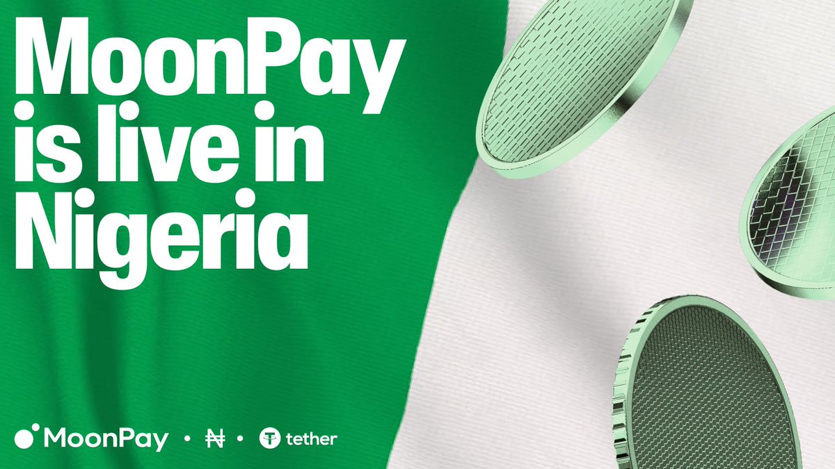 Hello, Nigeria 🇳🇬! MoonPay users in Nigeria can now buy crypto via P2P  bank transfer. A safe and reliable way for you to send cryptocurrency  directly to your wallet in minutes. Your