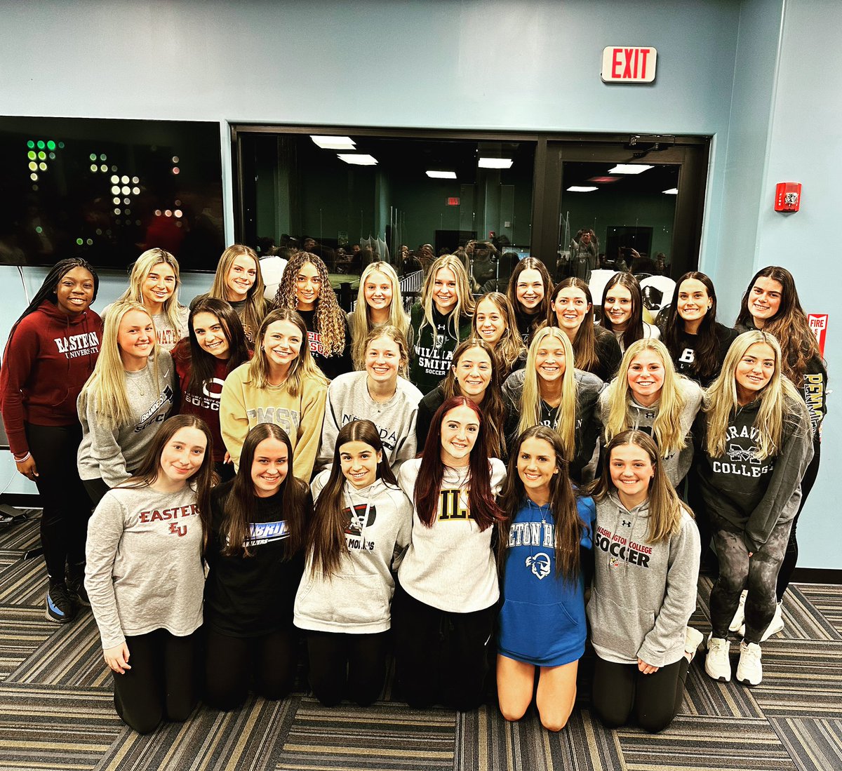 FCDELCO2's tweet photo. Over 51 players committed to fantastic colleges and universities! Congratulations to all of our committed seniors. #WeAreTheFuture @MLSNEXT @ECNLgirls @ECNLboys @USYouthSoccer https://t.co/Z28RWX4hVr