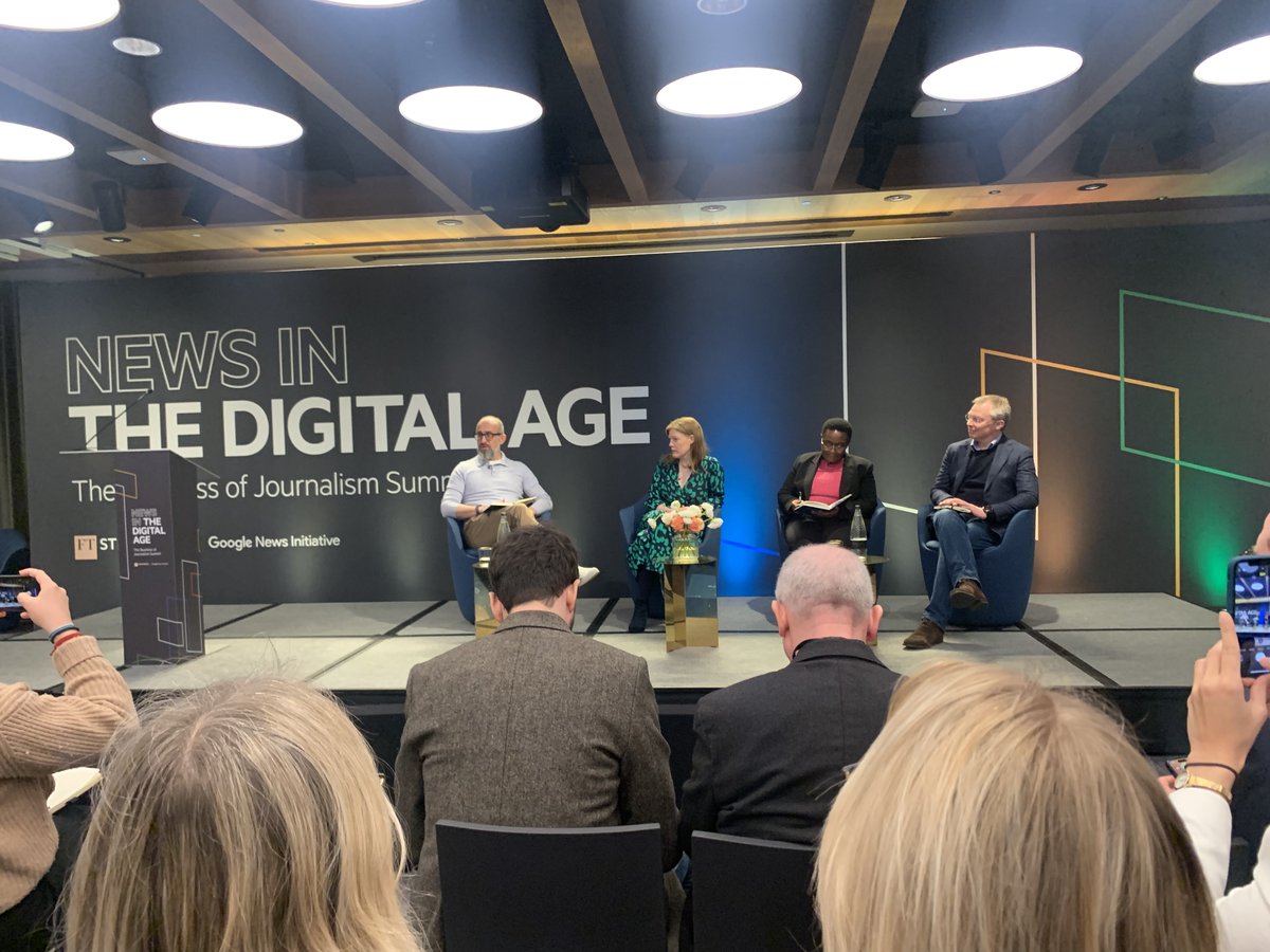 <a href="/tuomisto/">Hanne Tuomisto-Inch</a> <a href="/KatrinaBroster/">Katrina Broster CMgr FCMI</a> <a href="/FinancialTimes/">Financial Times</a> <a href="/georgemontagu/">George Montagu</a> <a href="/FtStrategies/">FT Strategies</a> <a href="/Permutive/">Permutive</a> .<a href="/eerokorhonen/">Eero Korhonen</a> from <a href="/GoogleNewsInit/">Google News Initiative</a>, John Slade from @FinacialTimes, <a href="/BarbaraKaija/">Barbara Kaija</a> from <a href="/VisionGroup/">Vision Group</a>, <a href="/clionamooney/">Cliona Mooney</a> from <a href="/IrishTimes/">The Irish Times</a> discuss exploring new platforms, reader revenue transition and experimentation. #NewsTDA2023