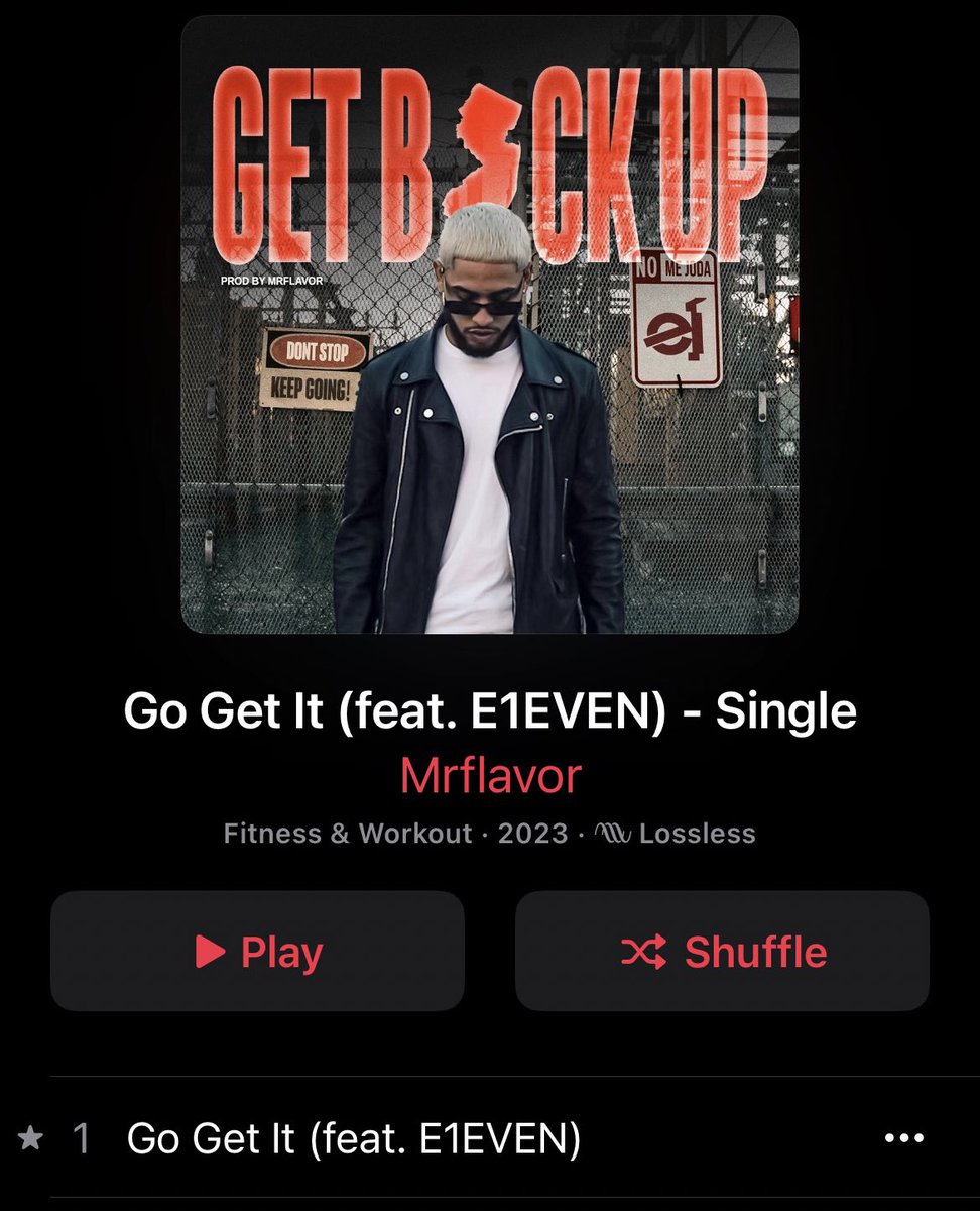 watche1even's tweet photo. "Go Get It"! This song is all about urging you to rise above defeat and work hard to achieve what you deserve. Whether you're feeling down or riding high, this tune will inspire you to keep pushing forward and never give up. Link in my bio ⭐️ https://t.co/dQs8NpLEbt