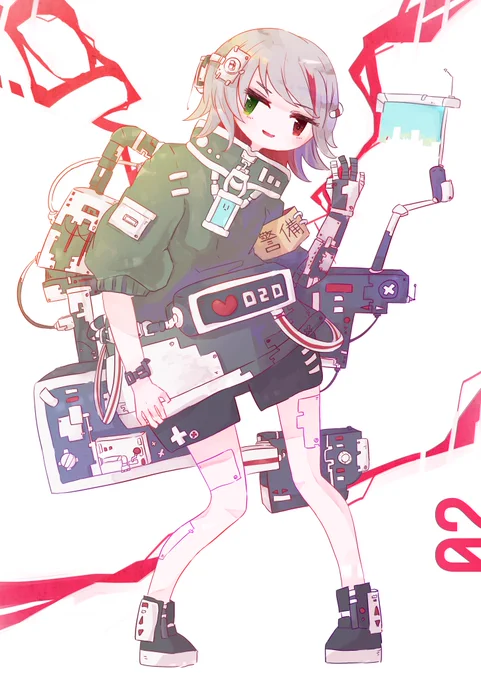 再掲ですが、うちの01番ちゃんと02番ちゃんが好きなのでまた描きます～ 