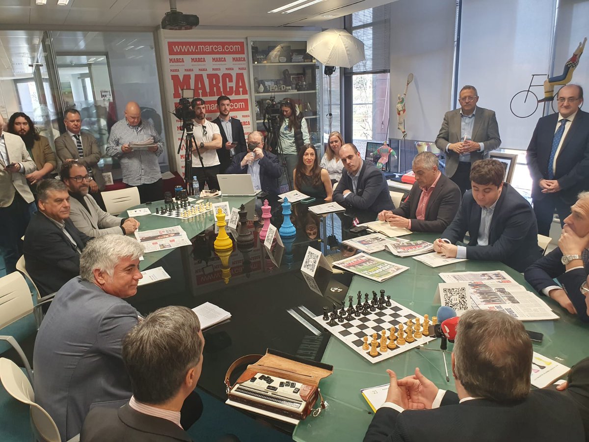 INCIBE's tweet image. 🔊 Hoy se ha presentado en @marca el XXXVI Torneo Magistral de #Ajedrez Ciudad de #LeónEsp 🏆, que se celebrará del 6 al 10 de julio 📅 y que contará con el apoyo institucional de @INCIBE.