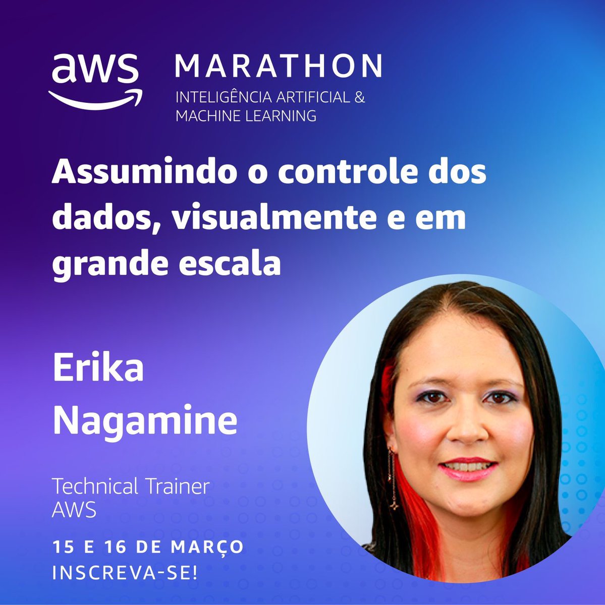 Vou apresentar uma sessão no aws marathon! Dá uma olhada na agenda e se inscreva: aws.amazon.com/pt/events/mara…