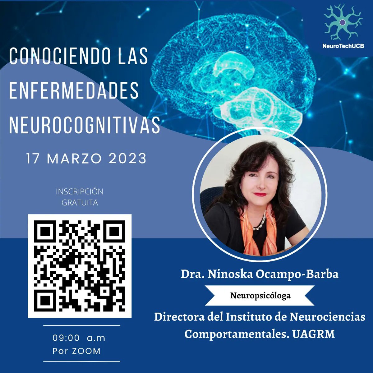 ntxucb's tweet image. 🧠🙌🏻 The NeuroCharlas of the &quot;Brain Awareness Week&quot; are coming!!  🧠💯

 🔜 We present you 2 unmissable NeuroCharlas with luxury guests!

 📌 forms.gle/Rm6bMQoJn53wJw…

 🤩 Are you going to miss it?  Totally free registration!

 #brainawarenessweek
 #neurotalks