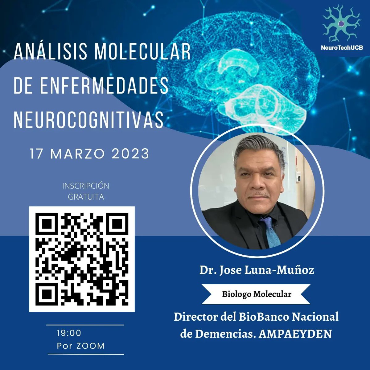 ntxucb's tweet image. 🧠🙌🏻 The NeuroCharlas of the &quot;Brain Awareness Week&quot; are coming!!  🧠💯

 🔜 We present you 2 unmissable NeuroCharlas with luxury guests!

 📌 forms.gle/Rm6bMQoJn53wJw…

 🤩 Are you going to miss it?  Totally free registration!

 #brainawarenessweek
 #neurotalks