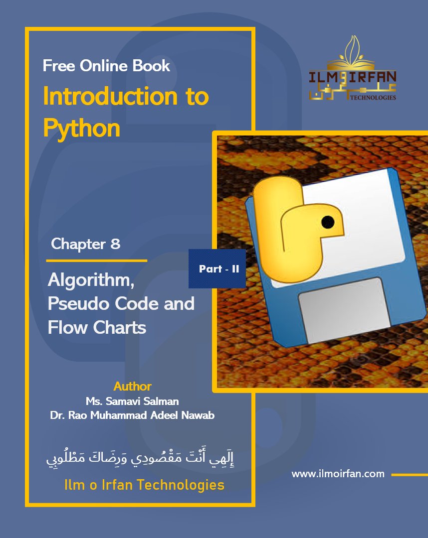 Read the Article to Refine your Concepts about algorithm!

Link of Chapter 8 - Algorithm, Pseudo Code and Flow Charts
ilmoirfan.com/algorithm-pseu…

#python #pythonprogramming #pythonprogramminglanguage #pythoncourse #pythoncode #pythonforbeginners #flowchart #algorithms #pseudocode