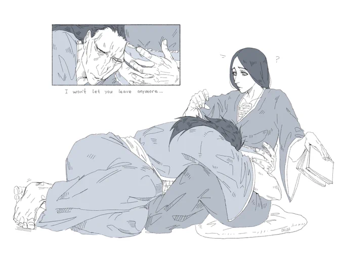 after the last battle…

zaraki-chan really worries about unohana 