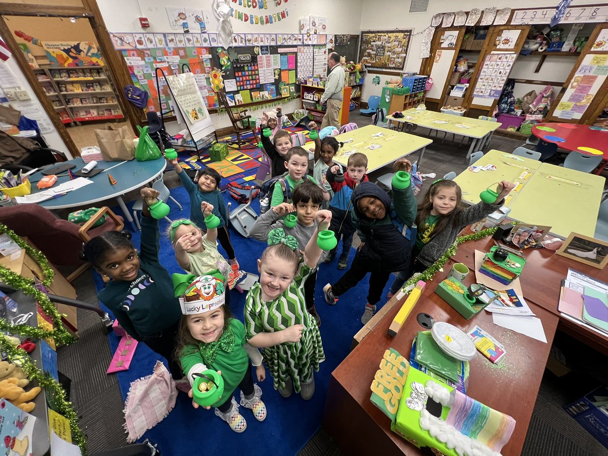 Mrs. Durivage (@durivagemrs) on Twitter photo Oh no! A leprechaun came to our classroom and put green glitter and footprints all over! We didn’t catch one in our traps, but he did leave us lots of gold!☘️☘️🌈Thank you leprechaun!☘️❤️🌈<a href="/TCSD/">Troy City School District</a> ,<a href="/TroySchool18/">Troy School 18</a> Oh no! A leprechaun came to our classroom and put green glitter and footprints all over! We didn’t catch one in our traps, but he did leave us lots of gold!☘️☘️🌈Thank you leprechaun!☘️❤️🌈<a href="/TCSD/">Troy City School District</a> ,<a href="/TroySchool18/">Troy School 18</a>