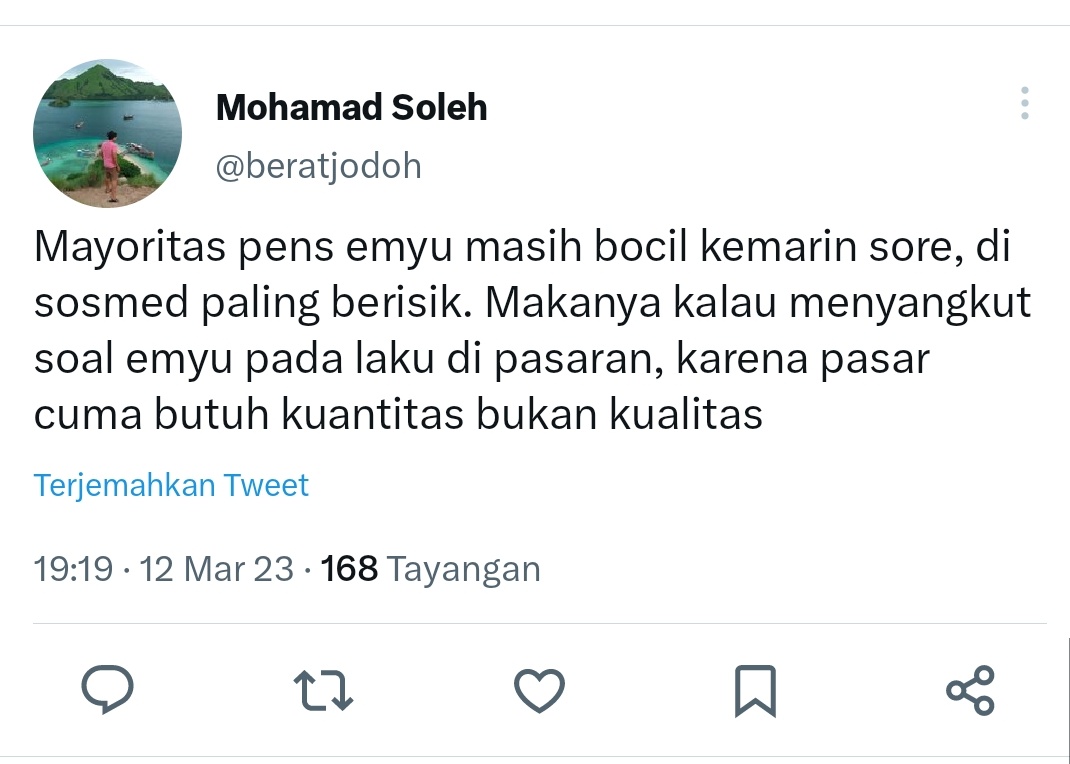 MelodyUnited's tweet photo. Ternyata kita nih Bocil tau 😌

Awet muda sih kita mah yah sebenernya 😌 Belum tau aje mas-mas yang satu ini https://t.co/9PjvozmwHl