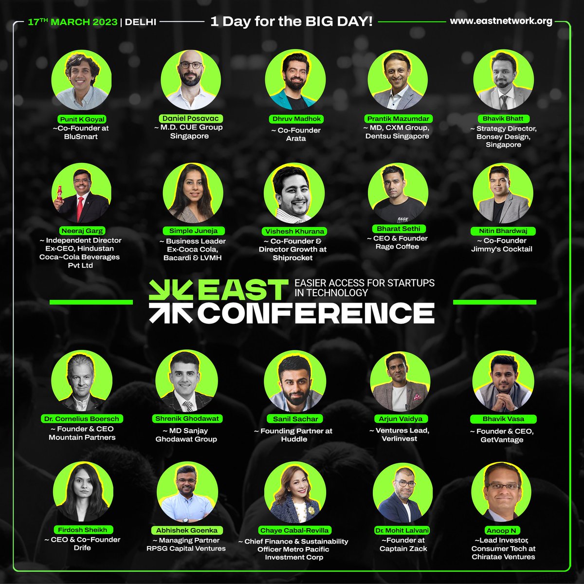EASTNetworkhq's tweet photo. Attention all D2C business owners! 

Tomorrow is the big day! 
EAST Conference is only One day away and our speakers cannot wait to meet you there! https://t.co/6eT1JWUU1n