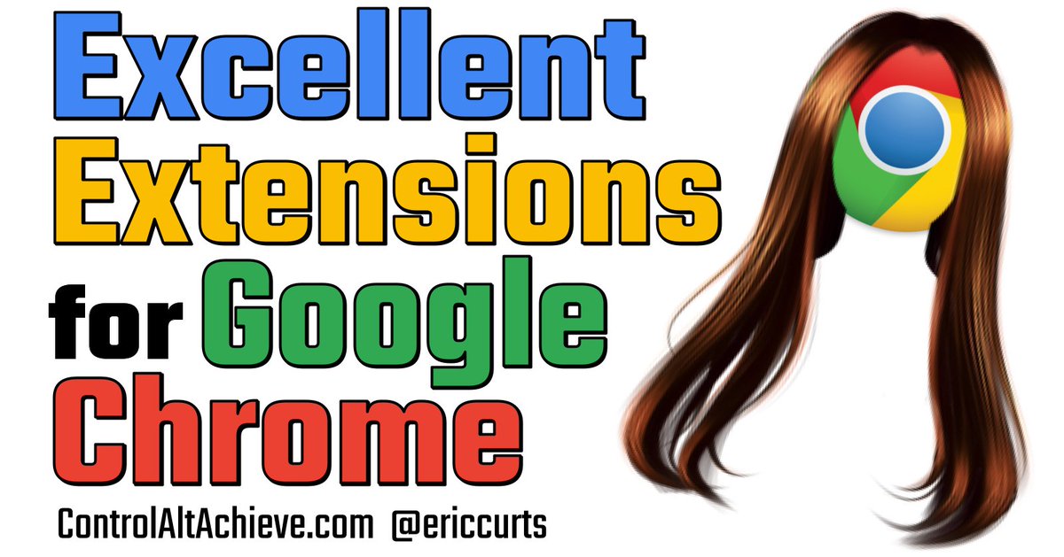 Excellent Extensions for Google Chrome controlaltachieve.com/2022/12/excell…

🔎 Finding
💾 Installing
📌 Pinning
🖱️ Using
⚙️ Managing
🏆 150+ Recommended Extensions

#GoogleEDU
#ControlAltAchieve