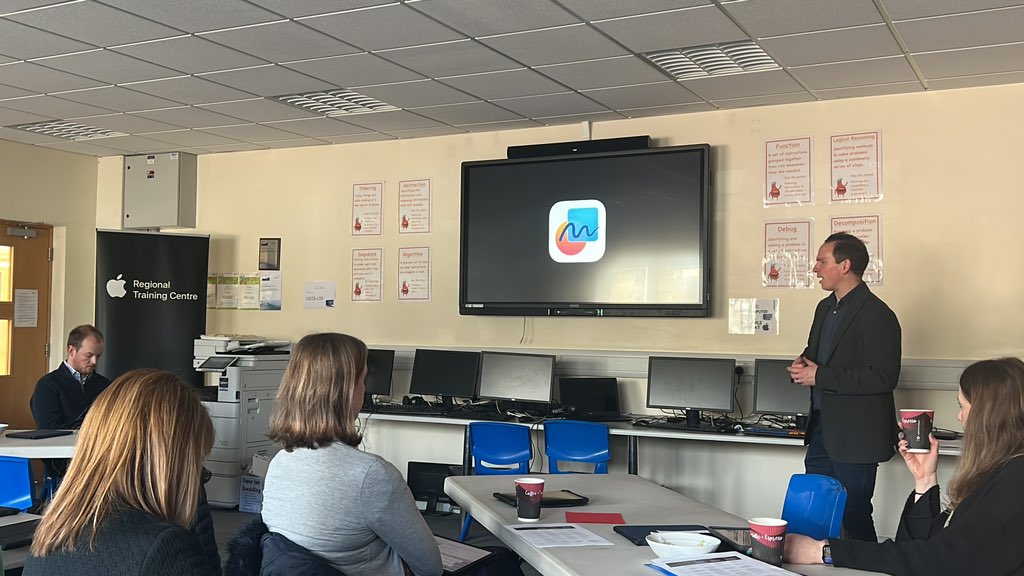 It’s been a fantastic day attending the Apple Leadership Event <a href="/PondParkRTC/">PondParkRTC</a>  with <a href="/ericmccleeryni/">Eric McCleery</a> checking out the new Freeform app <a href="/SchoolsAcademia/">Academia for Schools</a> <a href="/Apple/">Apple</a>