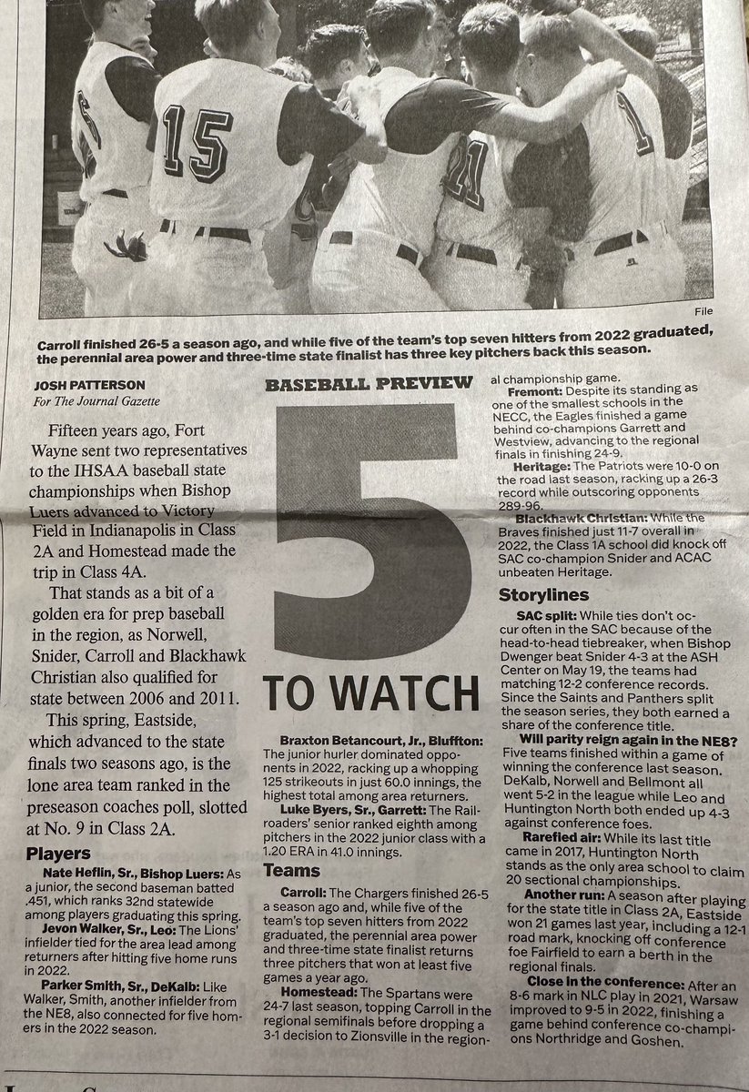 Luers Baseball tweet media